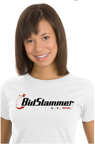 BidSlammer T-shirt girl